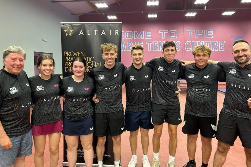 Jersey Table Tennis Island Games Team