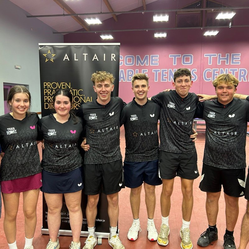 Jersey Table Tennis Island Games Team